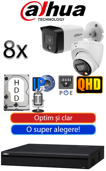 sistem_video_5mp_interior_exterior_IP_dahua_hdd_ir_30_metri_PoE_microfon_detectie_miscare_8x